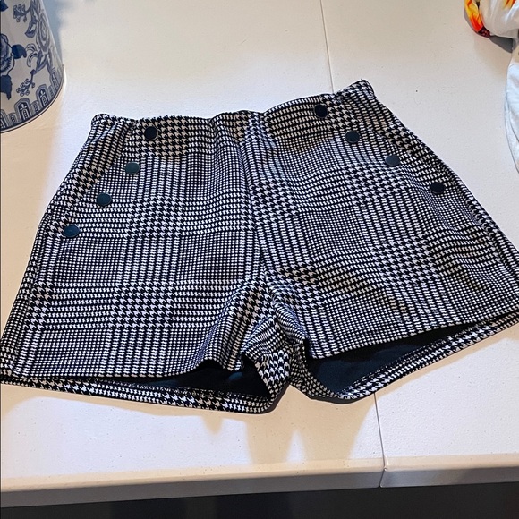 free haven Pants - Free Haven High Waist Plaid Women's Shorts